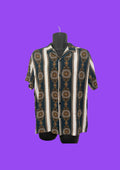 Casa Moda Coture Medium Button Down Short Sleeve Shirt