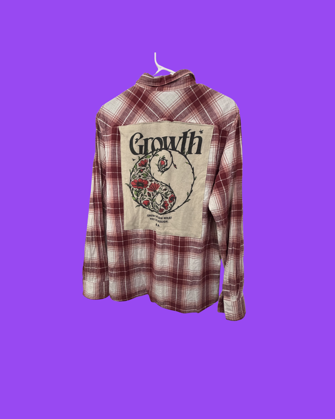 Upcycled Flannel- Growth