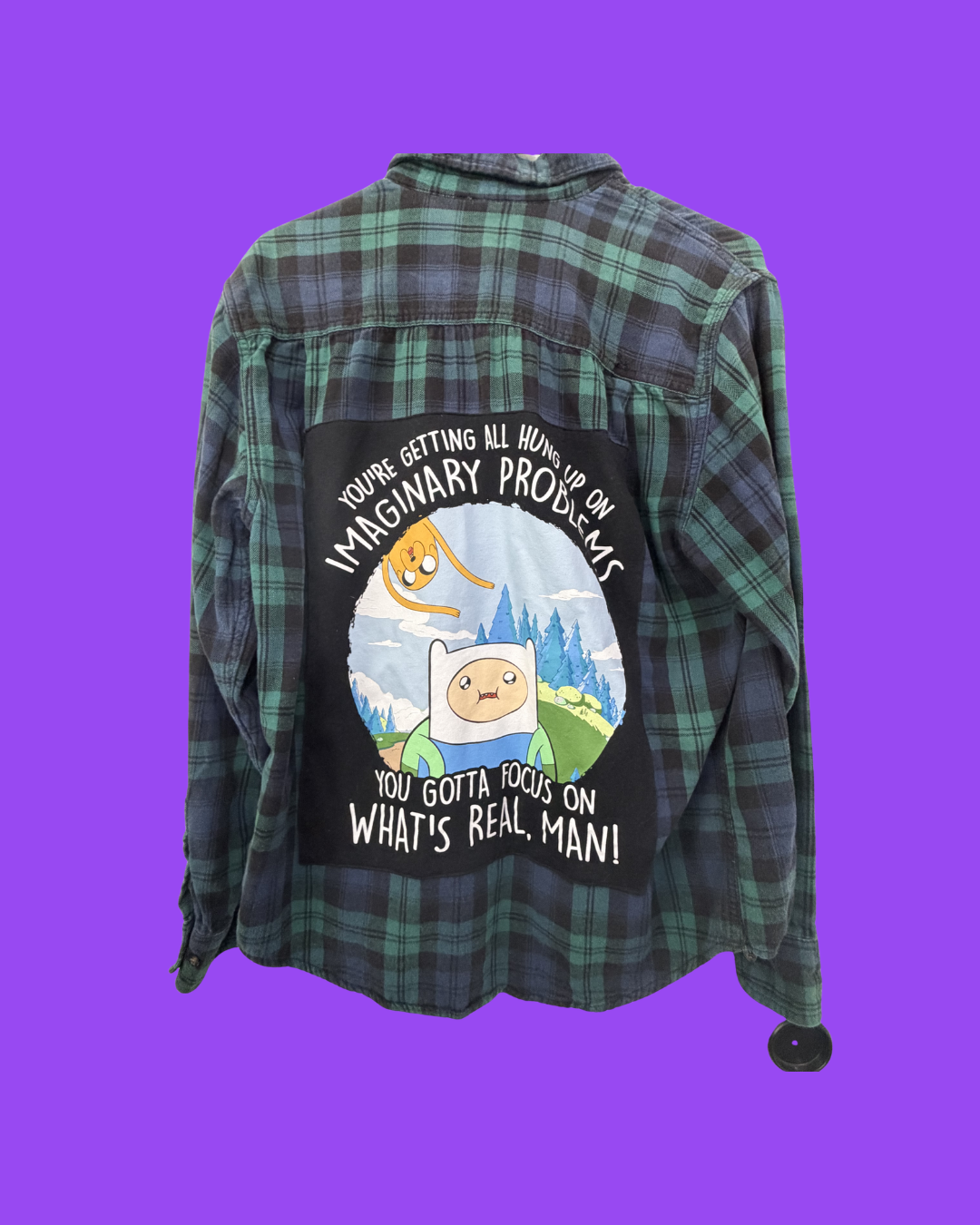 Upcycled Flannel- Adventure Bros