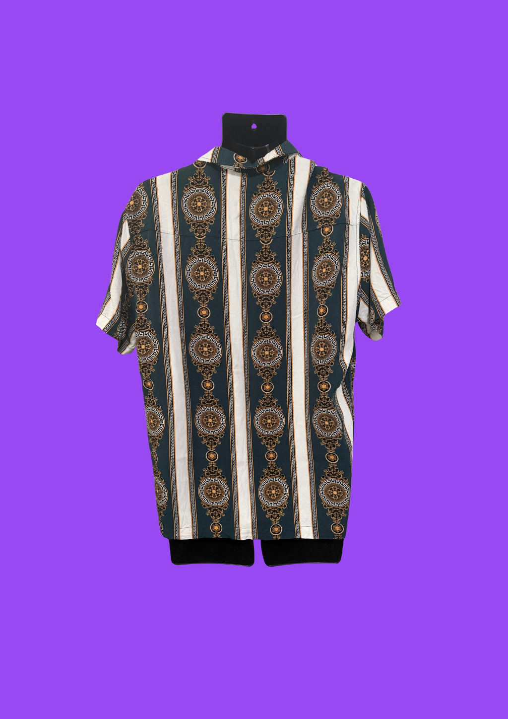 Casa Moda Coture Medium Button Down Short Sleeve Shirt