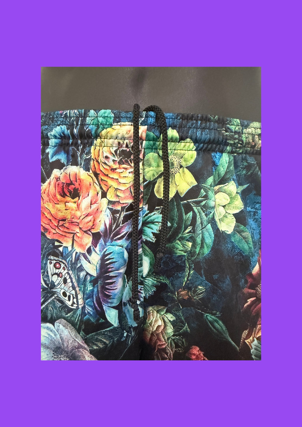 Unisex Floral All Over Print Shorts