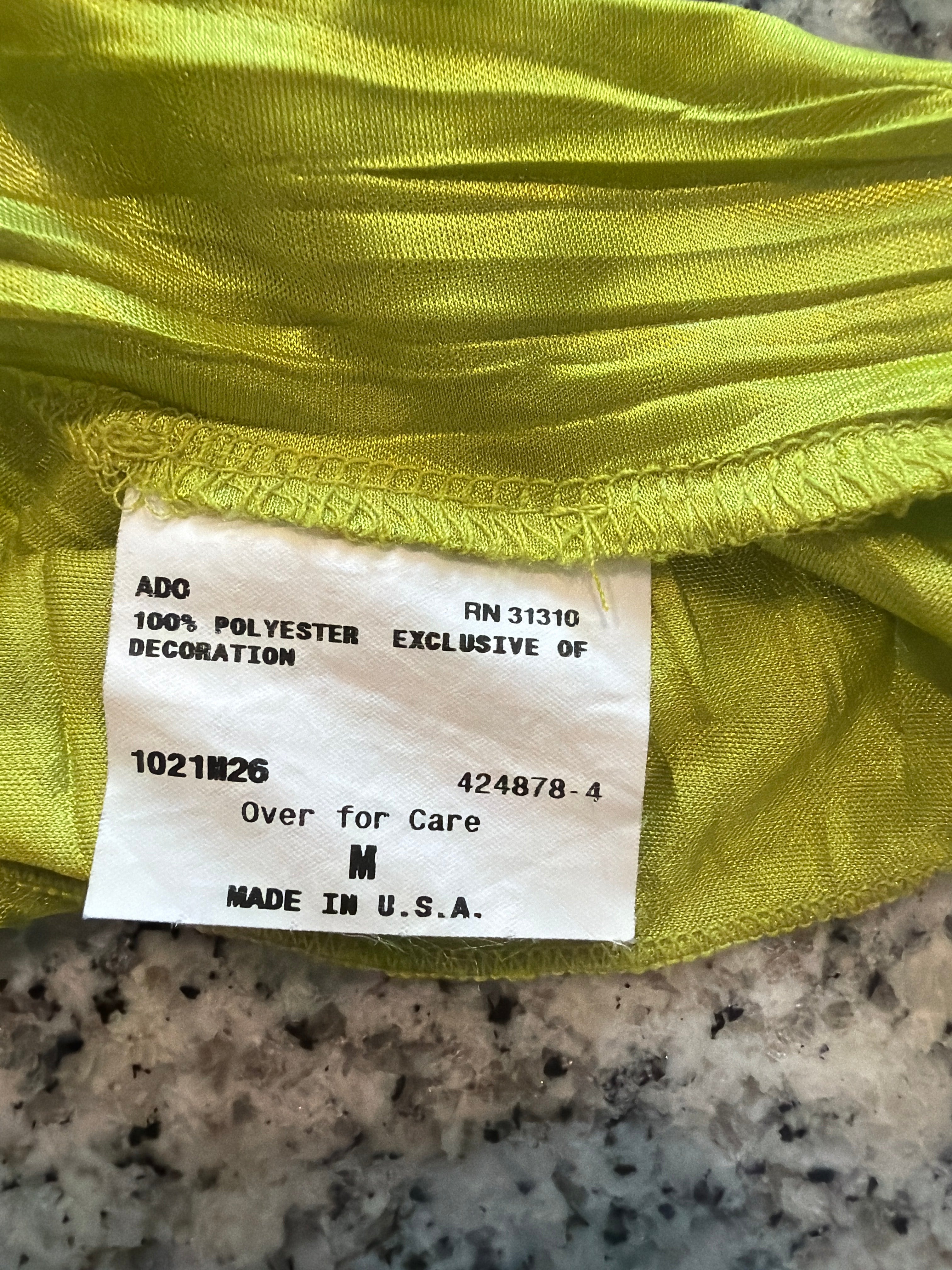 Y2k Green Fairy Top