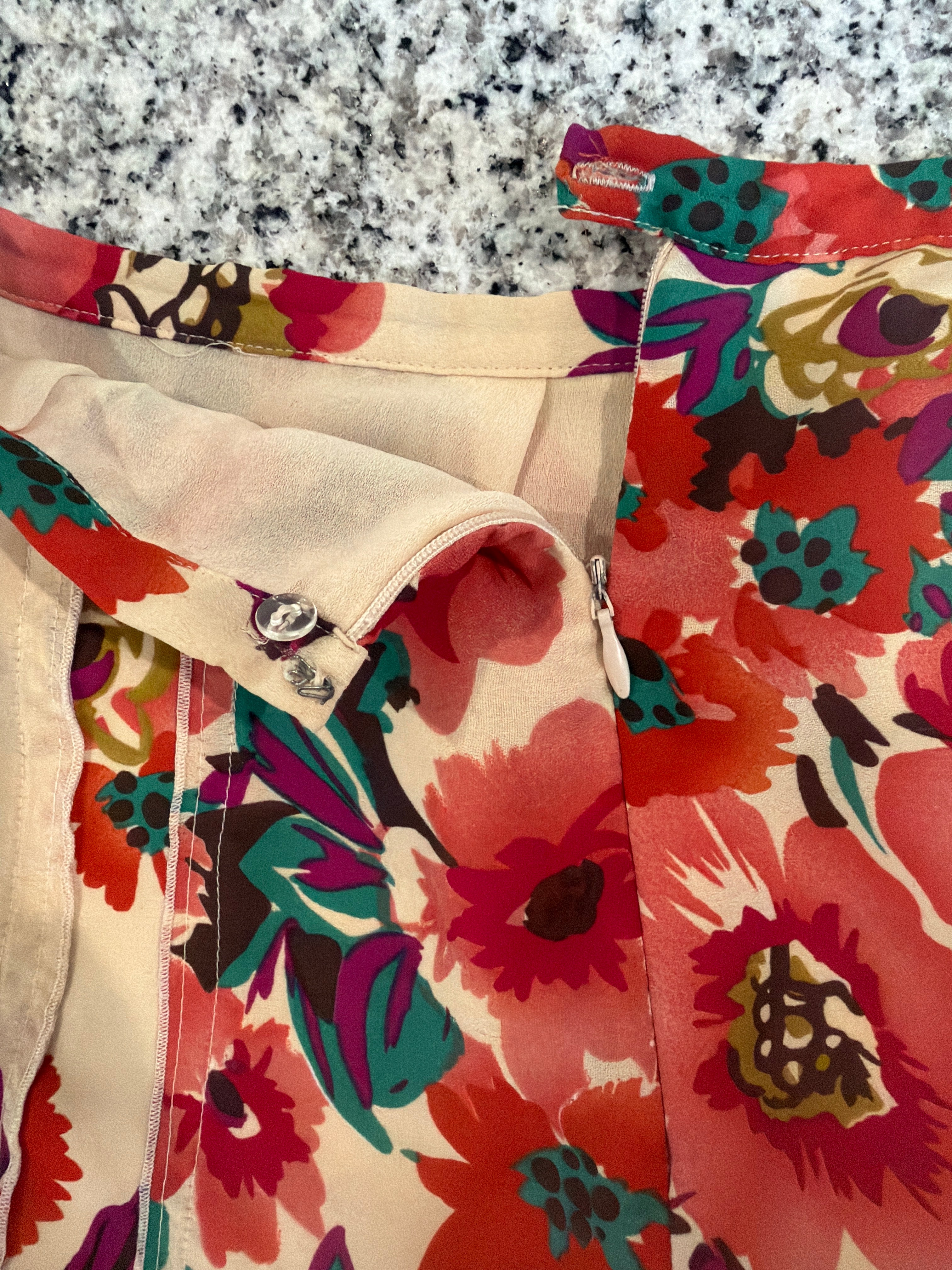 SLB Y2K Floral Skirt