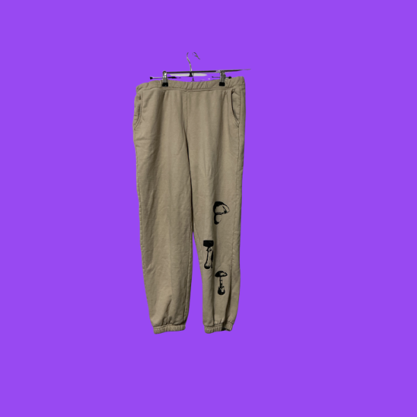 Tan Spirit Jersey Mushroom pants, L