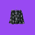 Black Planchette Midnight Hour Skirt, L