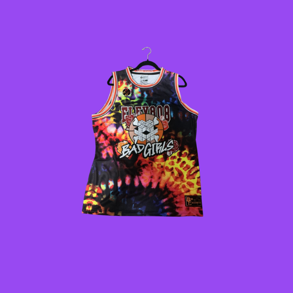 bad girls 808 Basketball Jersey, L
