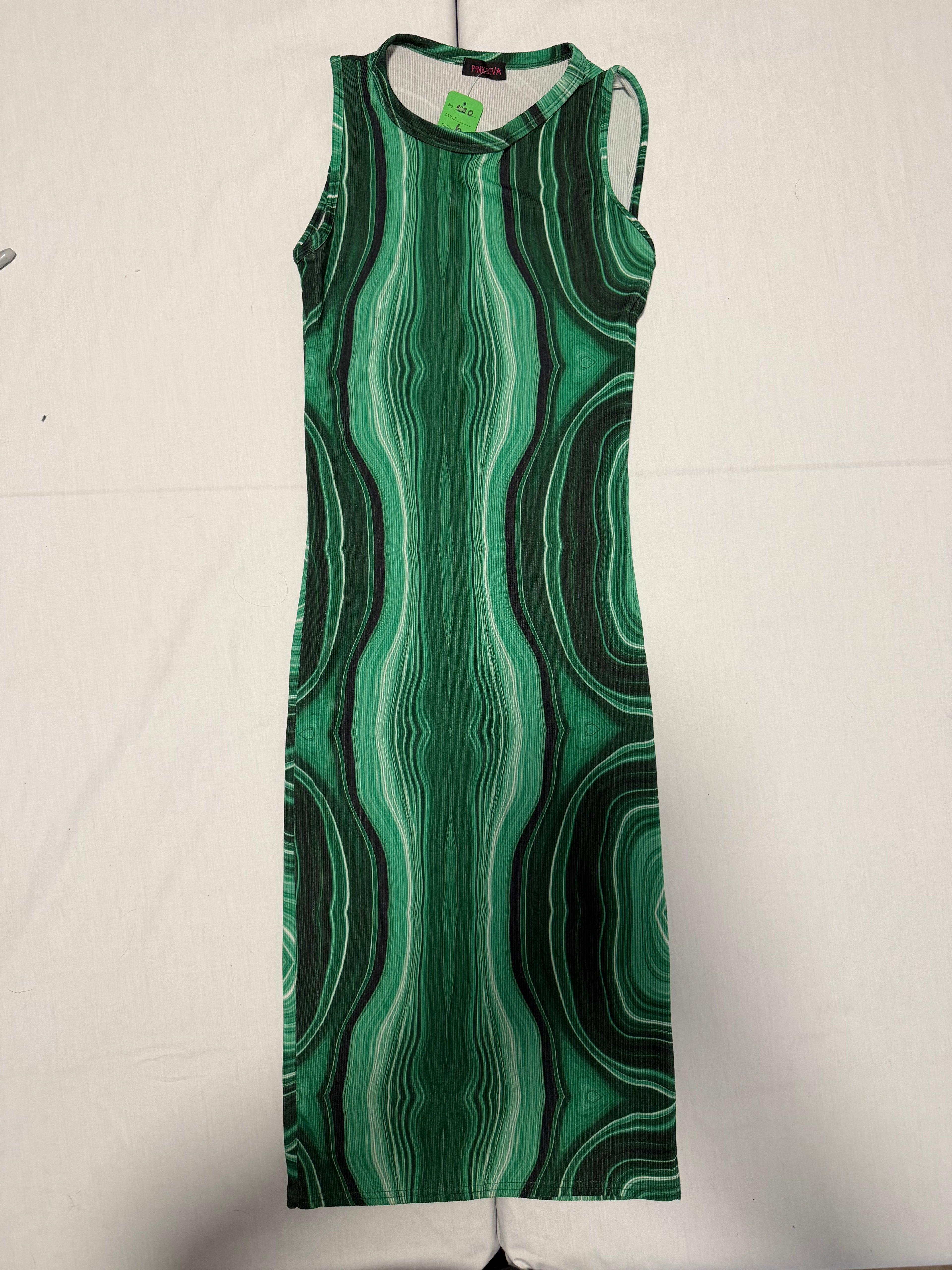 Pink Diva Malachite Dress