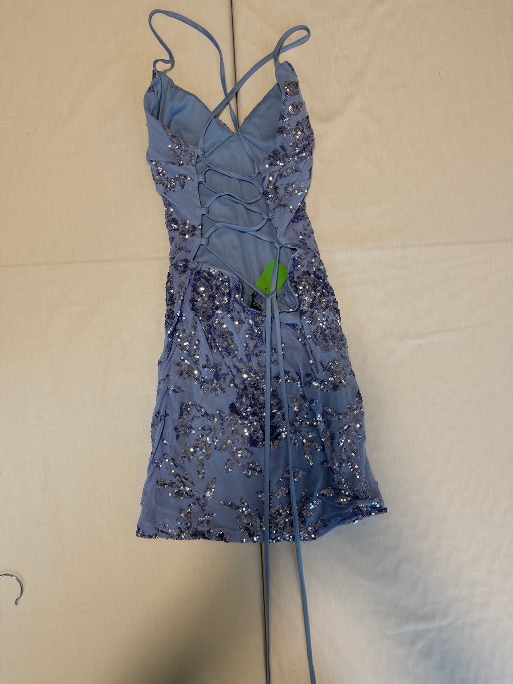 Windsor Blue Short Sequin Dress