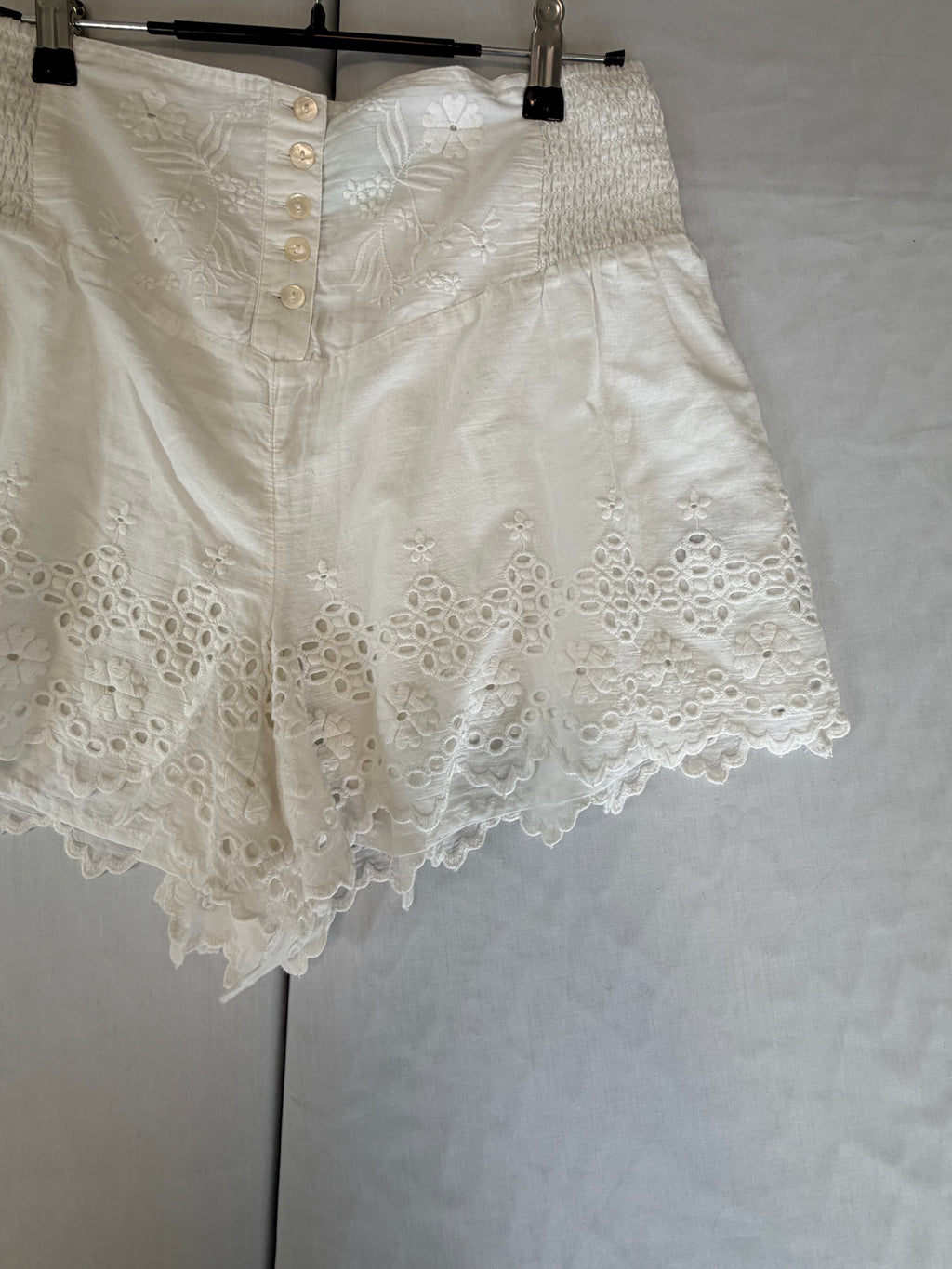 Free People Sweet Like Candy Eyelet Shorts
