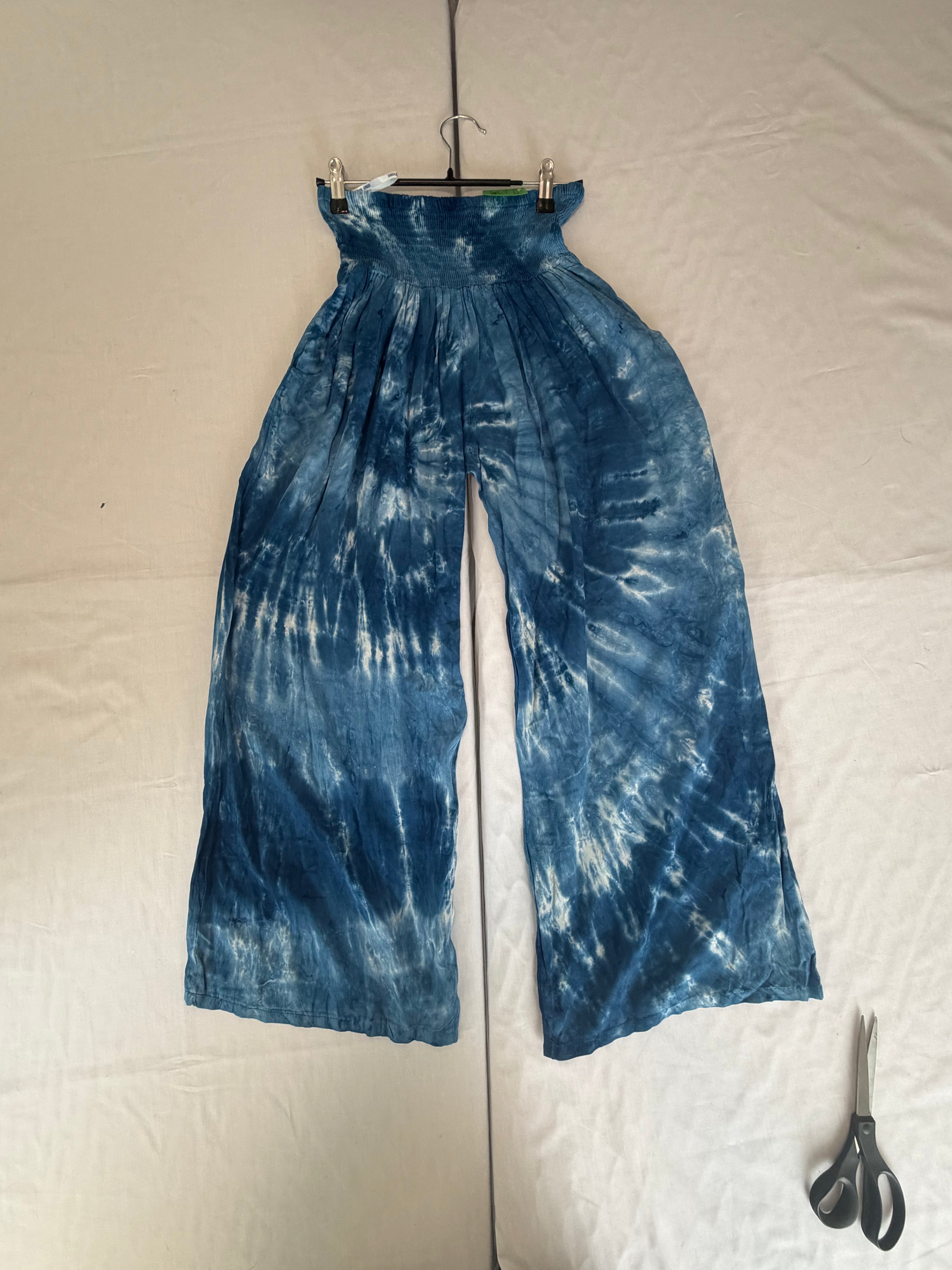 India Boutique Blue Harem Pants Medium