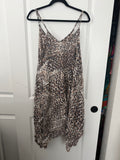 Leopard Print Handkerchief Hem Dress – Anna & Ava One Size