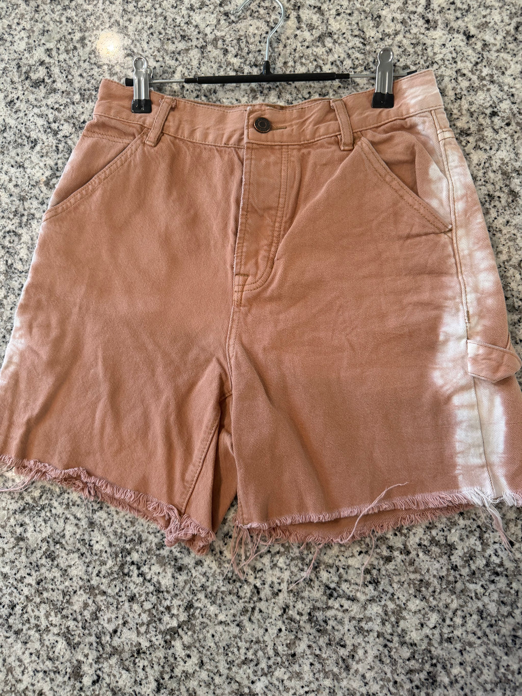 PacSun Size 27 Two Tone Bleach Stripe Carpenter Shorts