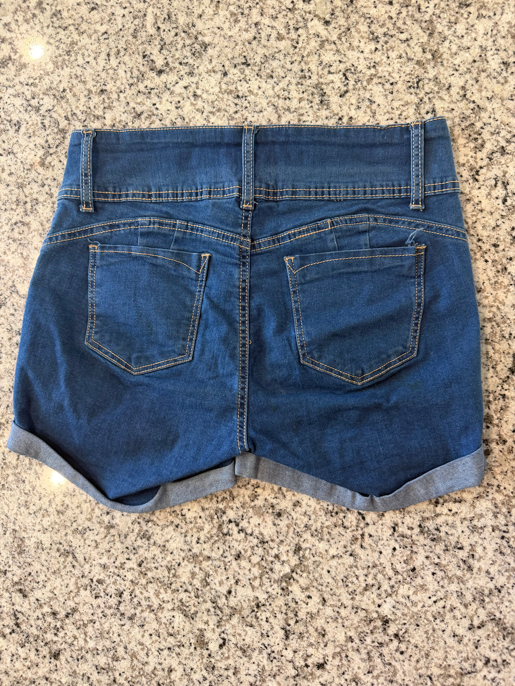 Hailey Size 7 Cuffed Denim Shorts