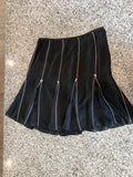 100% Silk 14W Context Flare Skirt