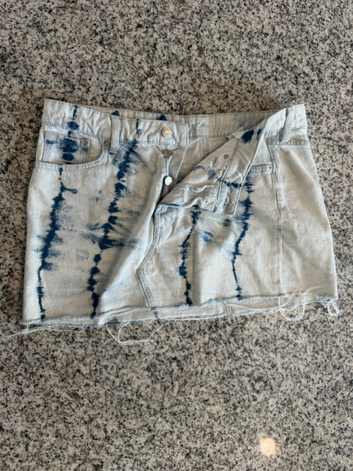 & Denim Large Denim Mini Skirt