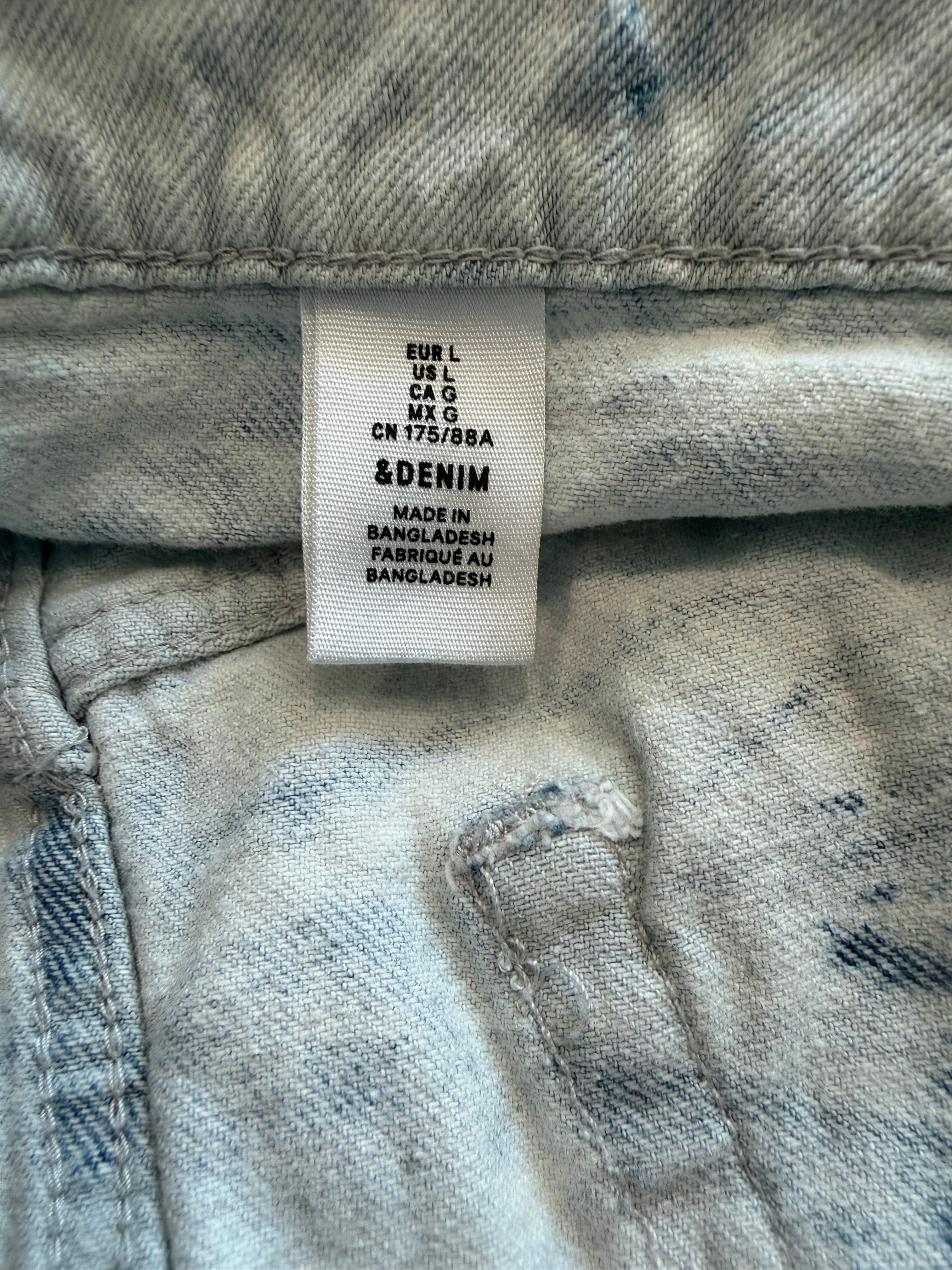 & Denim Large Denim Mini Skirt