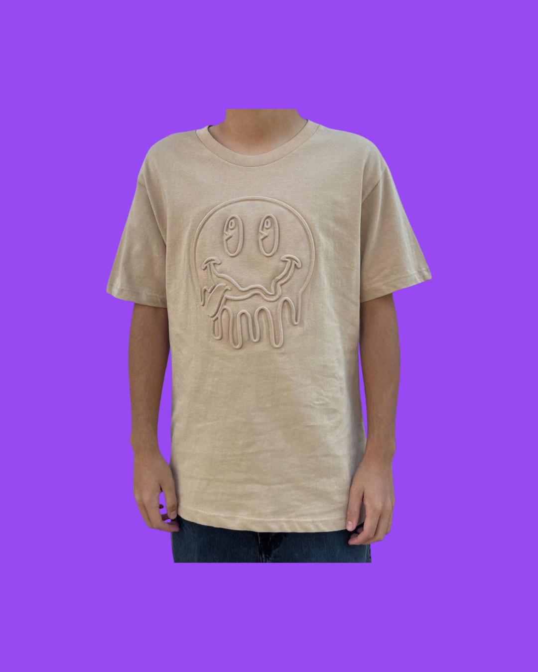 HAPPY MELT EMBOSSED TEE
